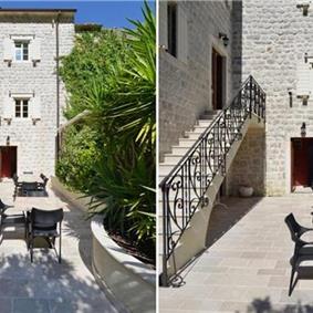 10 bedroom waterfront villa with pool near Dobrota, Kotor Bay, sleeps 22